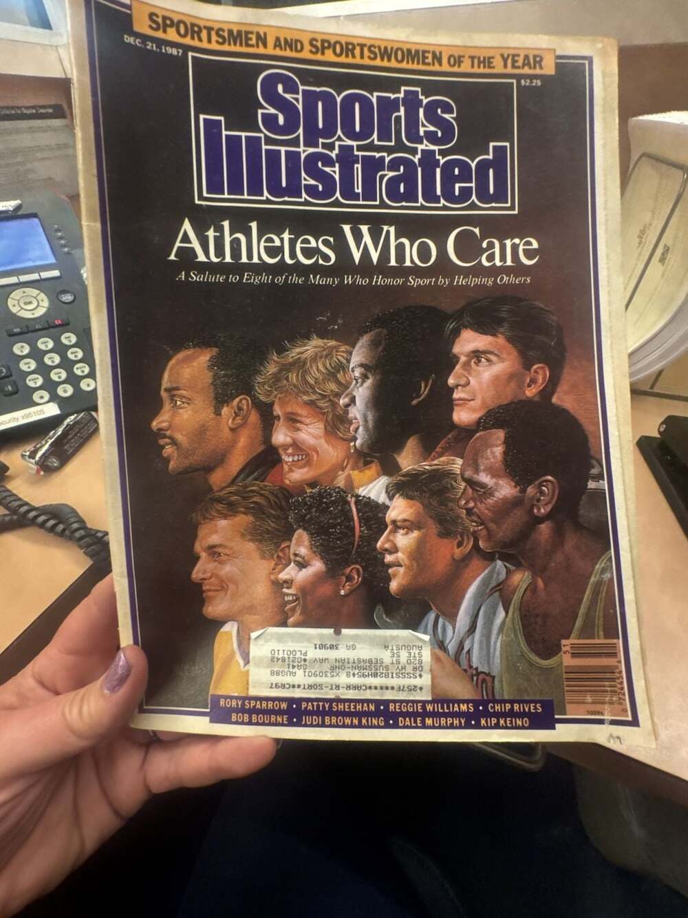 Sports Illustrated Magazine December 21 1987 Athletes Who Care